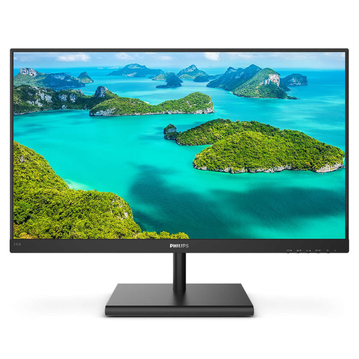 Philips E Line 245E1S 00 LED display 60,5 cm (23.8") 2560 x 1440 pixels 2K Ultra HD LCD Preto
