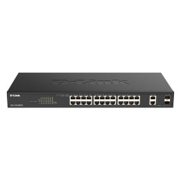 D-Link DGS-1100-26MPV2 B Gerido L2 Gigabit Ethernet (10 100 1000) Power over Ethernet (PoE) Preto