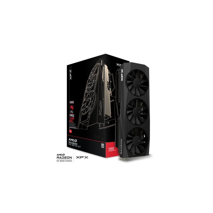 Gráfica XFX Quicksilver Radeon RX 9070 XT Gaming Edition AMD 16 GB