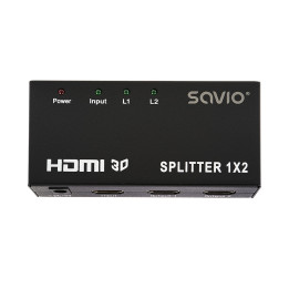 Savio CL-42 multiplicador de vídeo HDMI 2x HDMI