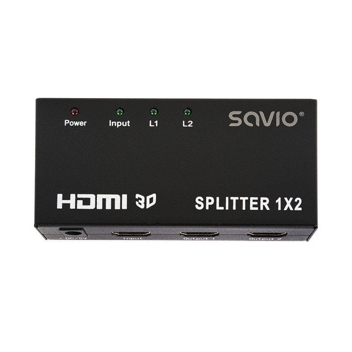 Savio CL-42 multiplicador de vídeo HDMI 2x HDMI