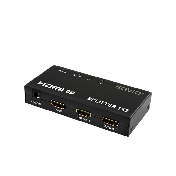 Savio CL-42 multiplicador de vídeo HDMI 2x HDMI