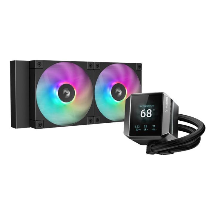 DeepCool MYSTIQUE 240 ARGB Processador Refrigerador líquido all-in-one 12 cm Preto 1 unidade(s)