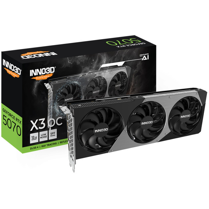 Gráfica INNO3D GeForce RTX 5070 X3 OC NVIDIA 12 GB GDDR7