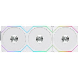 Ventoinha Lian Li UNI FAN TL120 RGB Wireless Reverse PWM Branco 120mm (Pack 3)