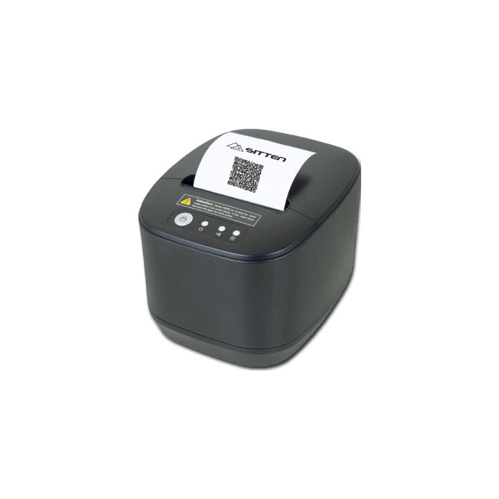 Impressora Térmica Sitten TP-900 80mm USB/RS232/LAN Corte automático 260mm/s. QR-Code Preta