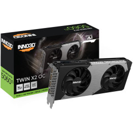 Gráfica INNO3D GeForce RTX 5060 Ti TWIN X2 OC NVIDIA 16 GB GDDR7
