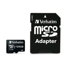 Cartão de memória Verbatim Premium 128 GB MicroSDXC UHS-I Classe 10