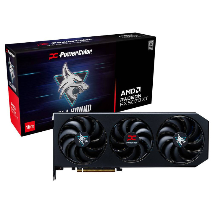 Gráfica PowerColor Hellhound Radeon RX 9070 XT AMD 16 GB GDDR6