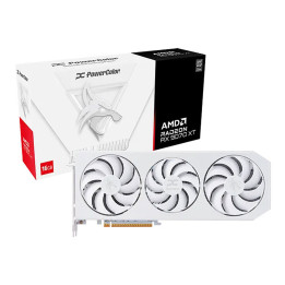 Gráfica PowerColor Hellhound Radeon RX 9070 XT Spectral White AMD 16 GB GDDR6
