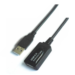 AISENS A101-0020 cabo USB USB 2.0 15 m USB A Preto