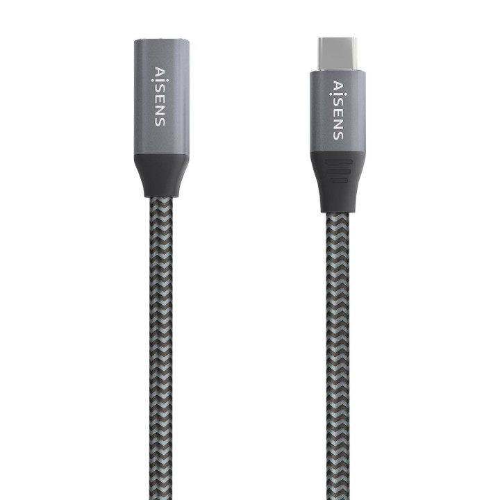 AISENS A107-0761 cabo USB USB 3.2 Gen 2x2 1,5 m USB C Cinzento