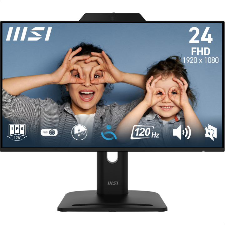 MSI Pro MP242PMG monitor de ecrã 60,5 cm (23.8") 1920 x 1080 pixels Full HD LCD Preto