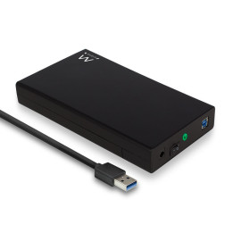 Caixa Externa 3.5" Ewent EW7056 USB 3.2 Gen 1 SATA 3 Preta