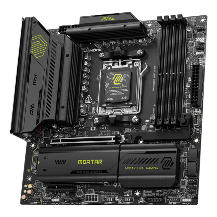 MSI MAG B850M MORTAR WIFI motherboard AMD B850 Ranhura AM5 micro ATX