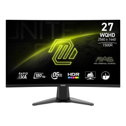 MSI MAG 27CQ6F monitor de ecrã 68,6 cm (27") 2560 x 1440 pixels Quad HD LCD Preto