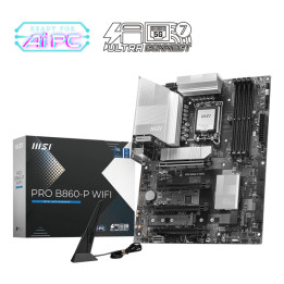 Motherboard MSI PRO B860-P WIFI Intel B860 LGA 1851 (Socket V1) ATX