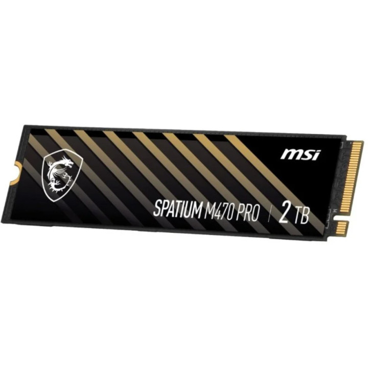 SSD MSI SPATIUM M470 PRO PCIe 4.0 NVMe M.2 2 TB PCI Express 4.0 3D NAND