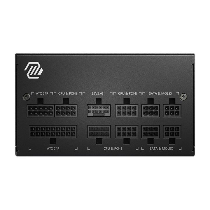 MSI MAG A750GL PCIE5 II fonte de alimentação 750 W 20+4 pin ATX ATX Preto