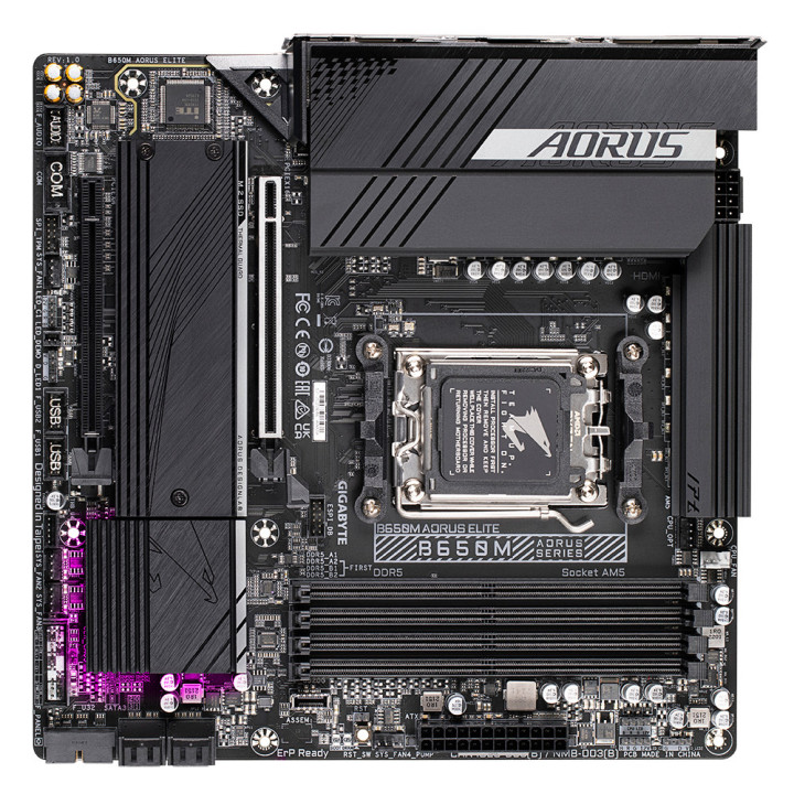 GIGABYTE B650M AORUS ELITE motherboard AMD B650 Ranhura AM5 ATX