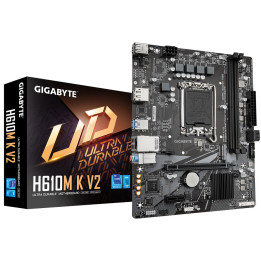 GIGABYTE H610M K V2 motherboard Intel H610 LGA 1700 micro ATX