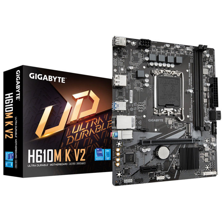 GIGABYTE H610M K V2 motherboard Intel H610 LGA 1700 micro ATX