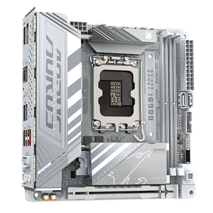 GIGABYTE B860I AORUS PRO ICE motherboard Intel B860 LGA 1851 (Socket V1) mini ITX