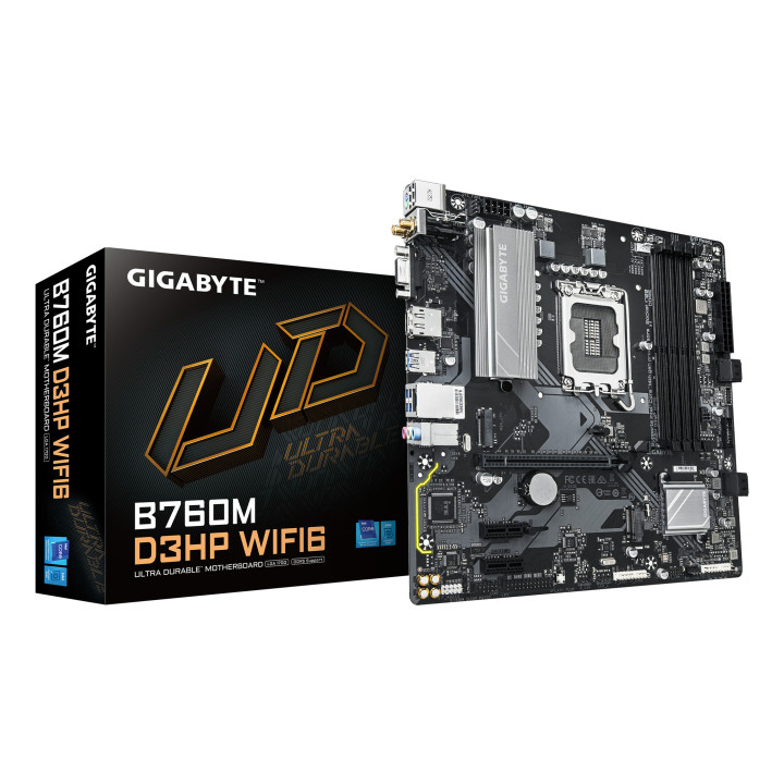 GIGABYTE B760M D3HP WIFI6 motherboard Intel B760 Express LGA 1700 micro ATX