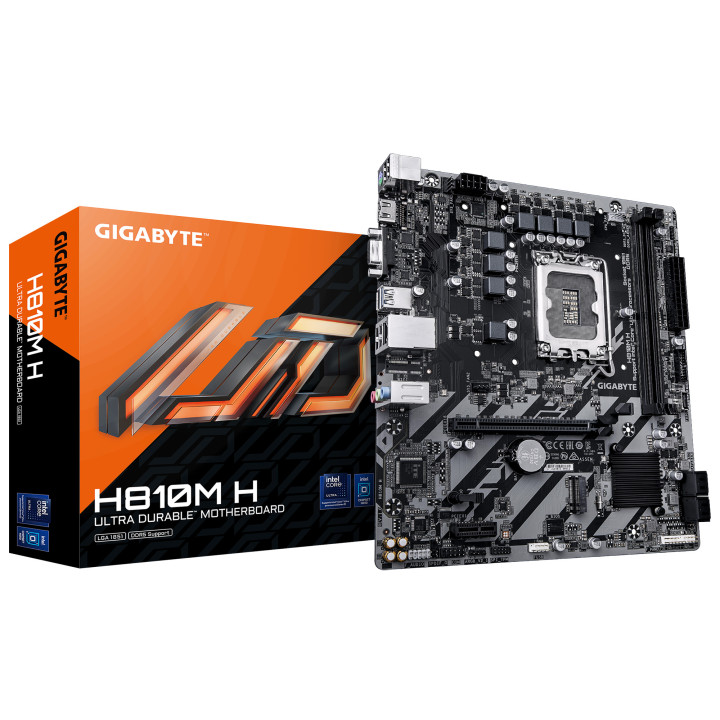GIGABYTE H810M H motherboard Intel H810 LGA 1851 (Socket V1) micro ATX