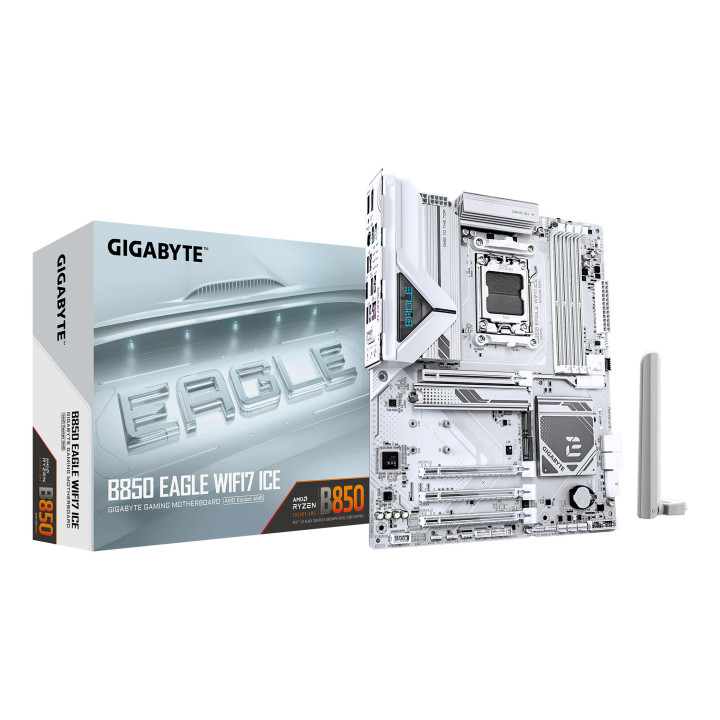 GIGABYTE B850 EAGLE WIFI7 ICE AMD B850 Ranhura AM5 ATX