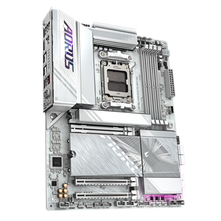 GIGABYTE X870E AORUS ELITE WIFI7 ICE AMD X870E Ranhura AM5 ATX