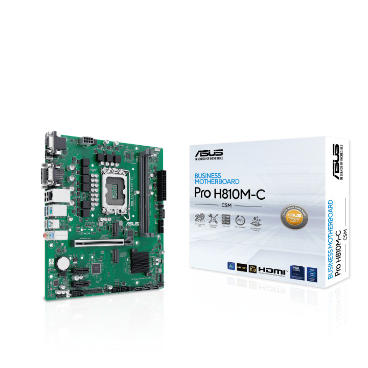 Motherboard ASUS PRO H810M-C-CSM Intel H810 LGA 1851 (Socket V1) micro ATX