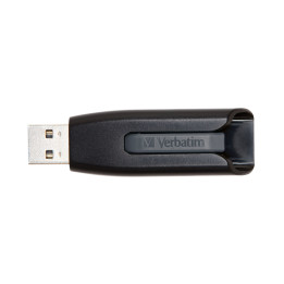 Verbatim V3 unidade de memória USB 64 GB USB Type-A 3.2 Gen 1 (3.1 Gen 1) Preto, Cinzento