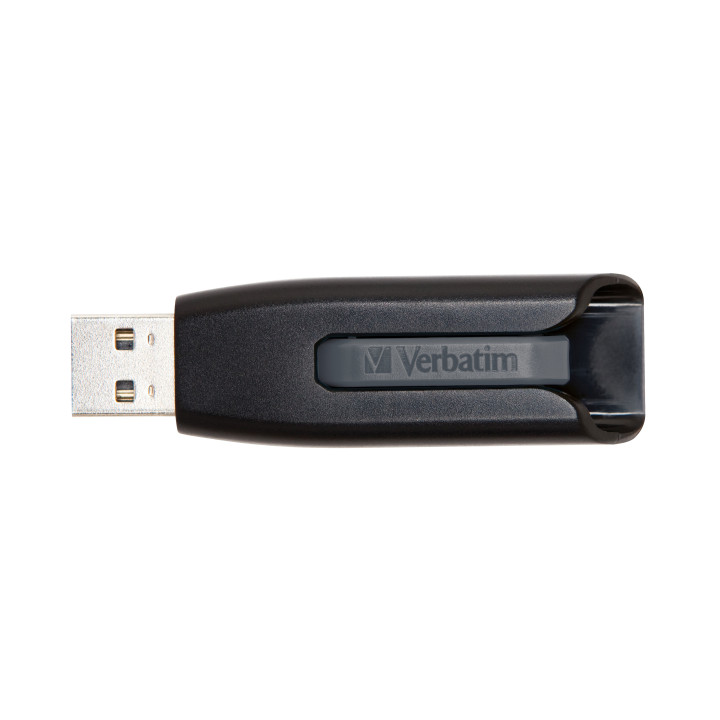 Verbatim V3 unidade de memória USB 64 GB USB Type-A 3.2 Gen 1 (3.1 Gen 1) Preto, Cinzento