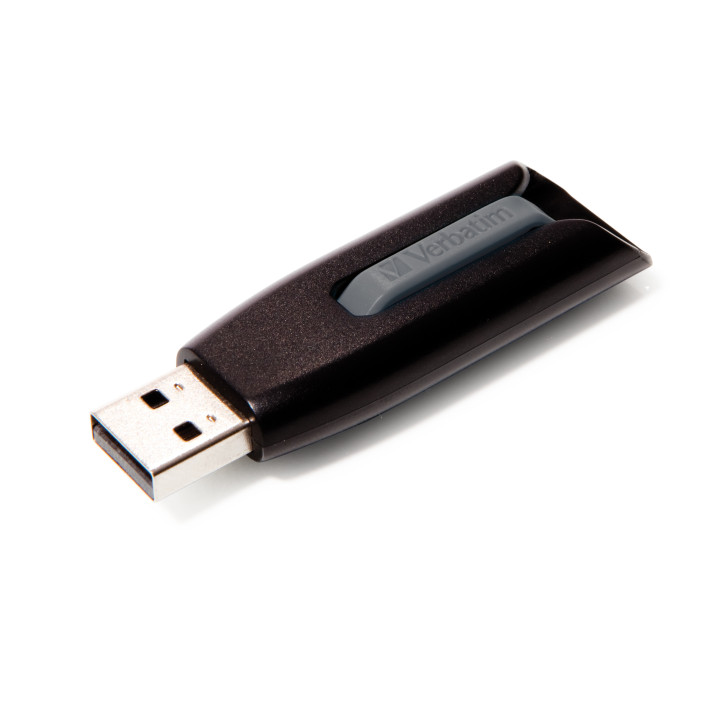 Verbatim V3 unidade de memória USB 64 GB USB Type-A 3.2 Gen 1 (3.1 Gen 1) Preto, Cinzento
