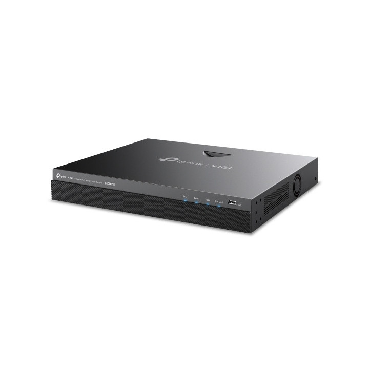 TP-Link VIGI NVR2008H-8MP gravador de vídeo em rede (NVR) Preto