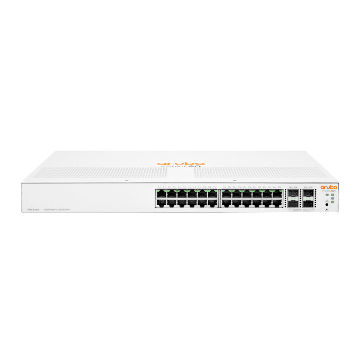HPE Networking Instant On Switch 24p Gigabit 4p SFP+ 1930 Gerido L2+ Gigabit Ethernet (10 100 1000) 1U Branco