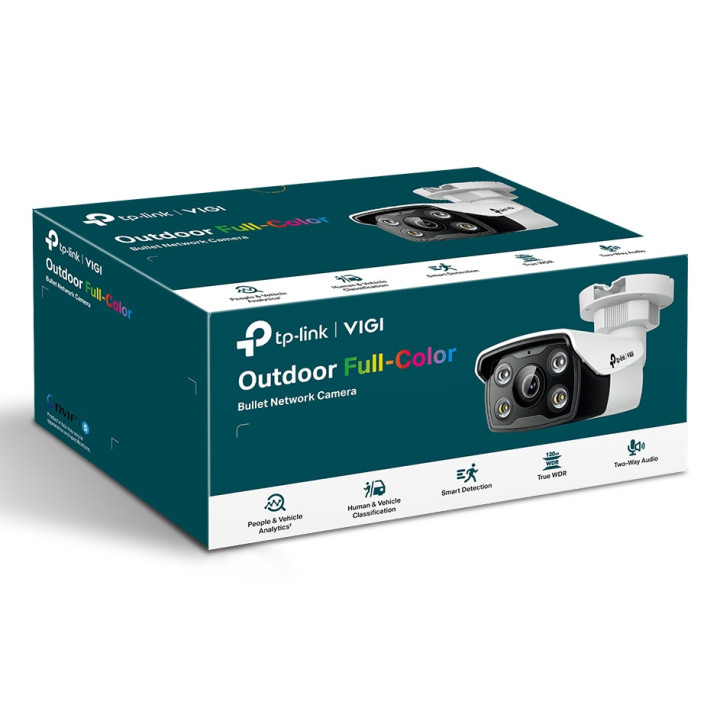 TP-Link VIGI C350(2.8MM) câmara de segurança Bala (forma) Câmara de segurança IP Exterior 2880 x 1620 pixels Teto