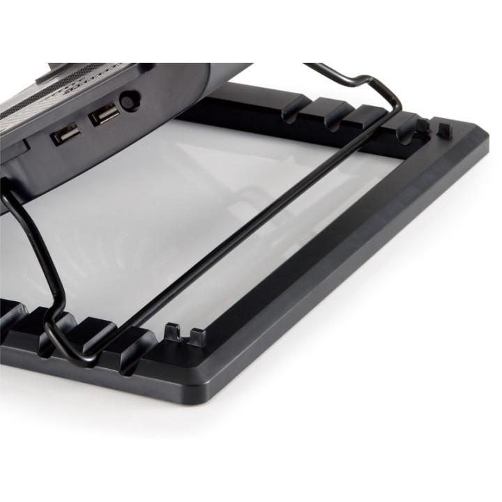 Conceptronic CNBCOOLSTAND1F base de refrigeração para computador 43,2 cm (17") Preto