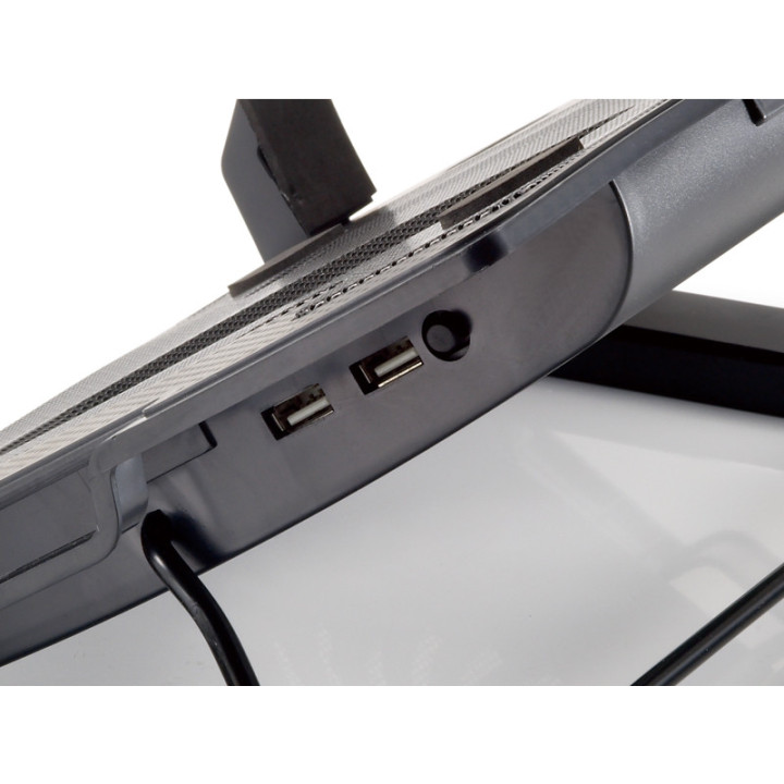 Conceptronic CNBCOOLSTAND1F base de refrigeração para computador 43,2 cm (17") Preto