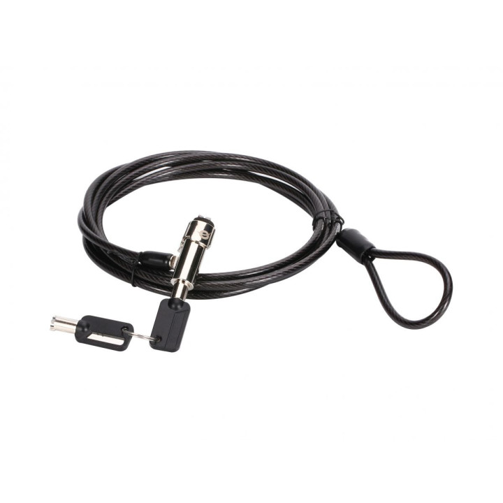 Conceptronic CUSTODIO02BN cadeado antirroubo Preto 1,8 m
