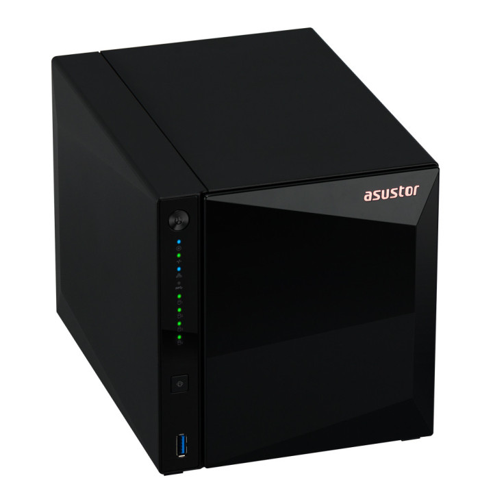 Asustor DRIVESTOR 4 Pro Gen2 AS3304T V2 NAS Realtek RTD1619B 2 GB DDR4 ADM Preto