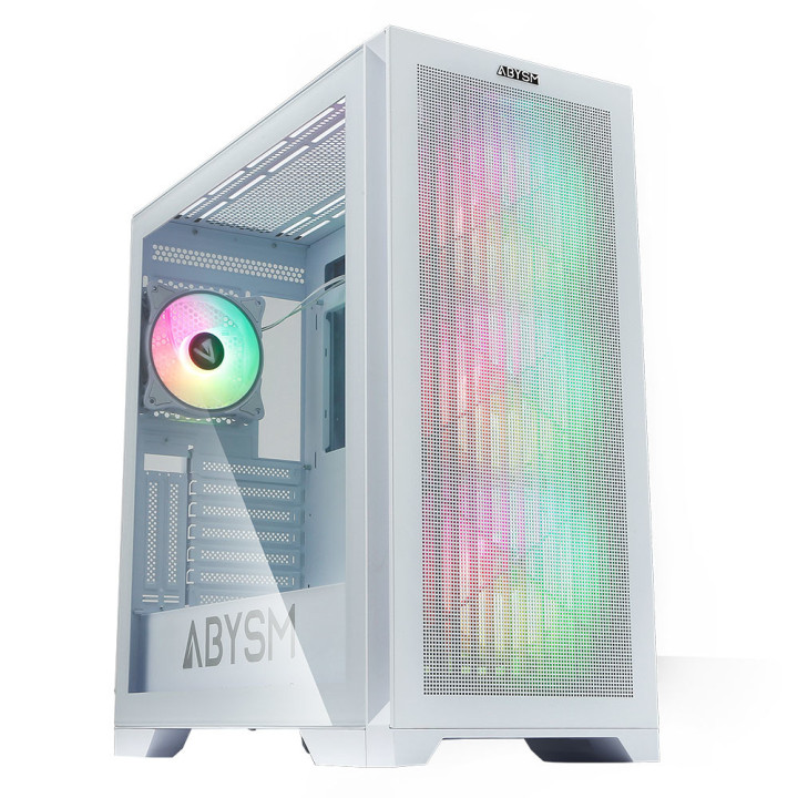 ABYSM Danube Mura BX300 White ARGB Tower Branco
