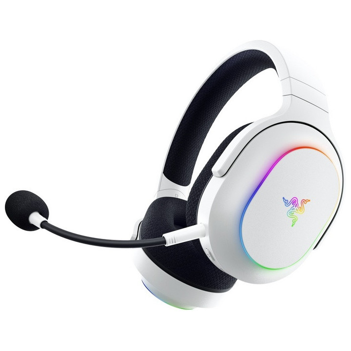 Razer Barracuda X Chroma Auscultadores Sem fios Fita de cabeça Jogos USB Type-C Bluetooth Preto, Branco