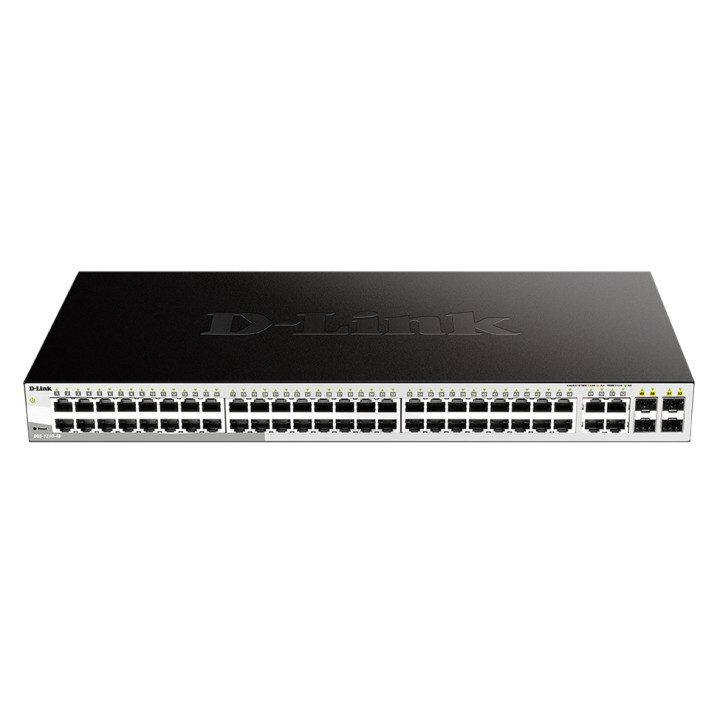D-Link DGS-1210-48 switch de rede Gerido L2 Gigabit Ethernet (10 100 1000) 1U Preto