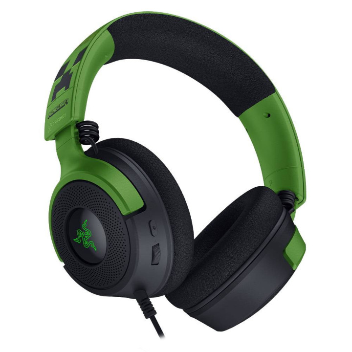 Headset Gaming Razer Kraken V4 X USB Type-C / USB Type-A Minecraft