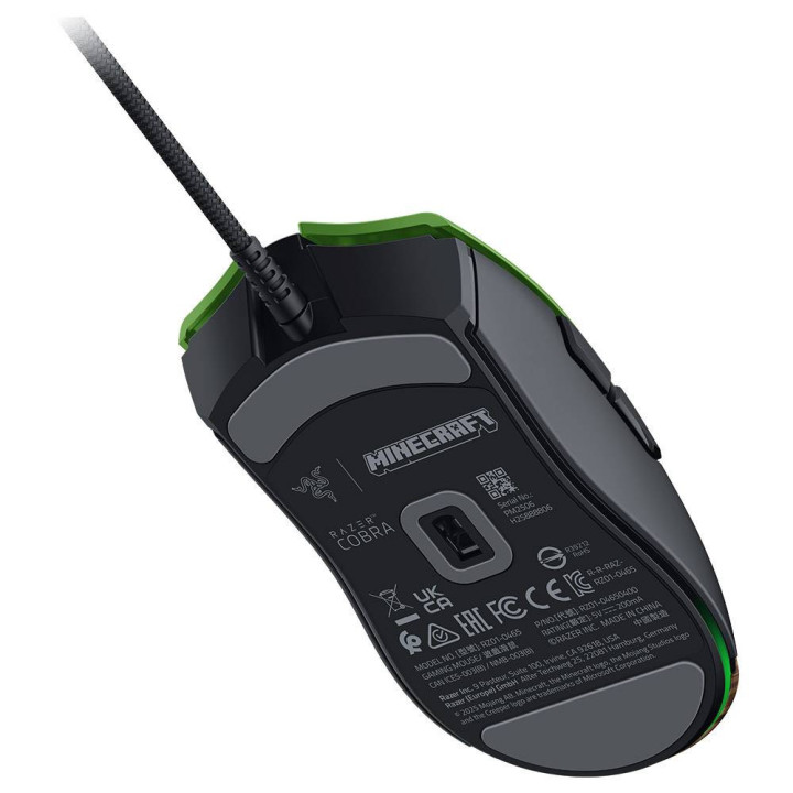 Rato Gaming Razer Cobra Ótico 8500 DPI Minecraft Ed.