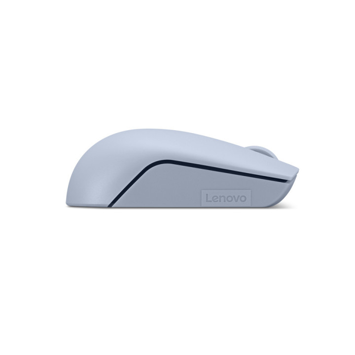 Lenovo 300 Wireless Compact Maus Kabellos Optisch Blau 3 Tasten 1000 dpi rato Escritório Ambidestro RF Wireless Ótico