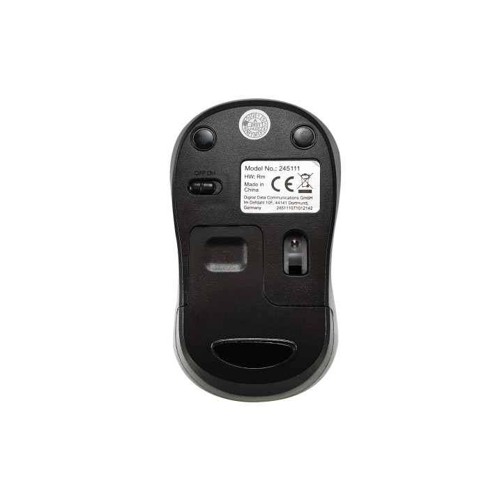 Equip 245113 rato Escritório Ambidestro RF Wireless Ótico