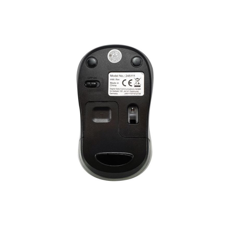 Equip 245112 rato Escritório Ambidestro RF Wireless Ótico